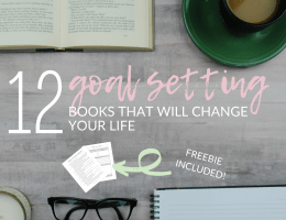 These 12 goal setting books are absolute game-changers! They will help you develop a growth mindset, brainstorm and draft meaningful goals in your life, create a vision board, and help you achieve each one by creating a detailed and realistic plan of action.. Many of these books also include goal worksheets and templates to get you started from day one. Pin now and read about the top books on goal setting to begin your journey to reach your goals today. #goalsetting #booklist #goalbooks