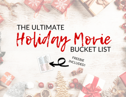 This ultimate holiday movies list is filled with magical films to get you in the holiday spirit! This Christmas films list includes everything from favorite classics to movie ideas for kids. Pin now, pop that popcorn, and begin creating your very own Christmas movies bucket list. #christmasmovies #christmas #holidays